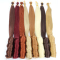 Wholesale Spiral Curly French Curls Braiding Hair Extensions High Temperature Fiber Pre-Stretched Bulk Braids for Styling