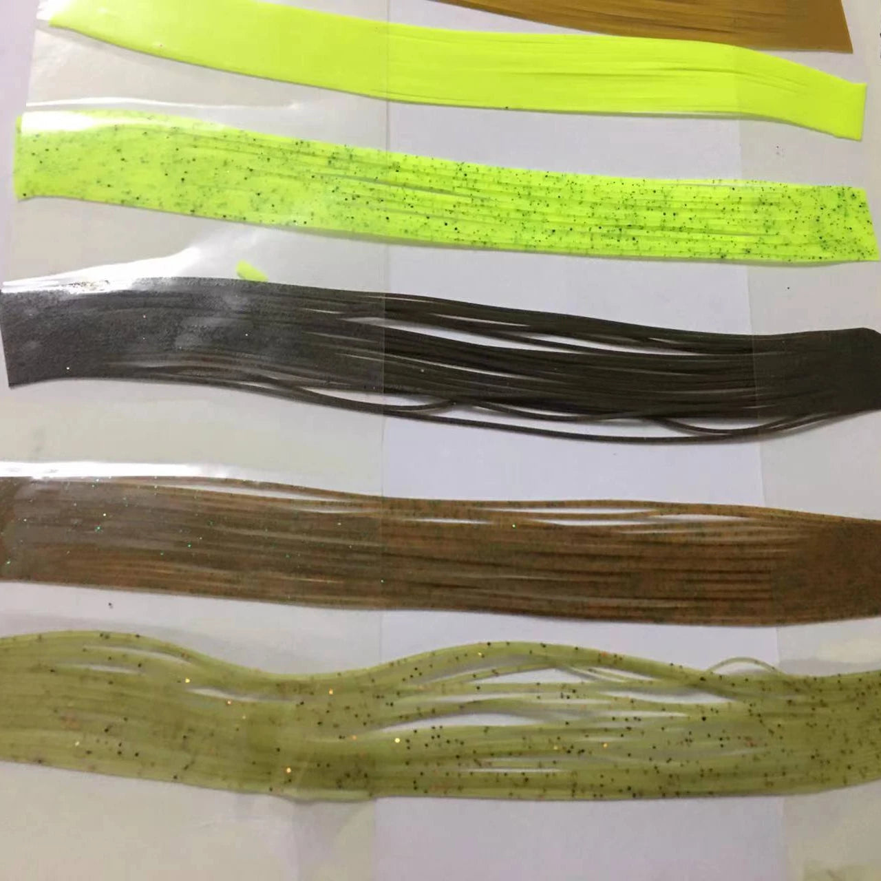 In Stock Silicone Jig Skirts Diy Rubber Fishing Jig LuresFishing Bait Accessories Spinnerbaits Skirt Replacement