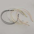 3mm Double Wire Plain Hairbands for Girls DIY Bridal Crown Hair Accessories Iron Material Two Layers Hair Hoops Women Headbands