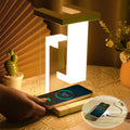 ABS Anti-Gravity Reading Desk Lamp Magnetic Levitation Square-shaped Shade DC Power Supply for Bedroom Study Office Decor