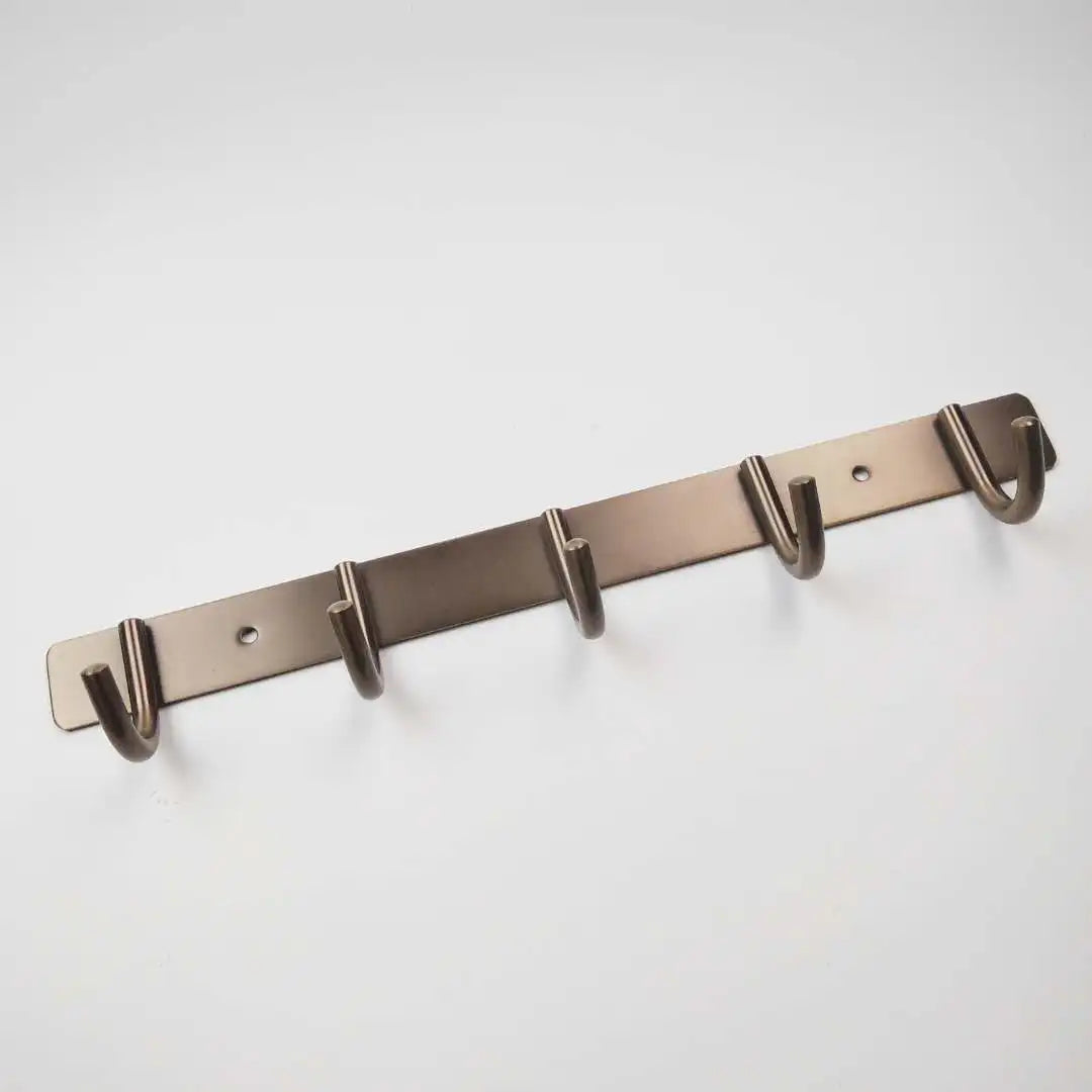 Stainless Steel Wall Hanger Bathroom Wall Hook 5 Hooks Wall Hook