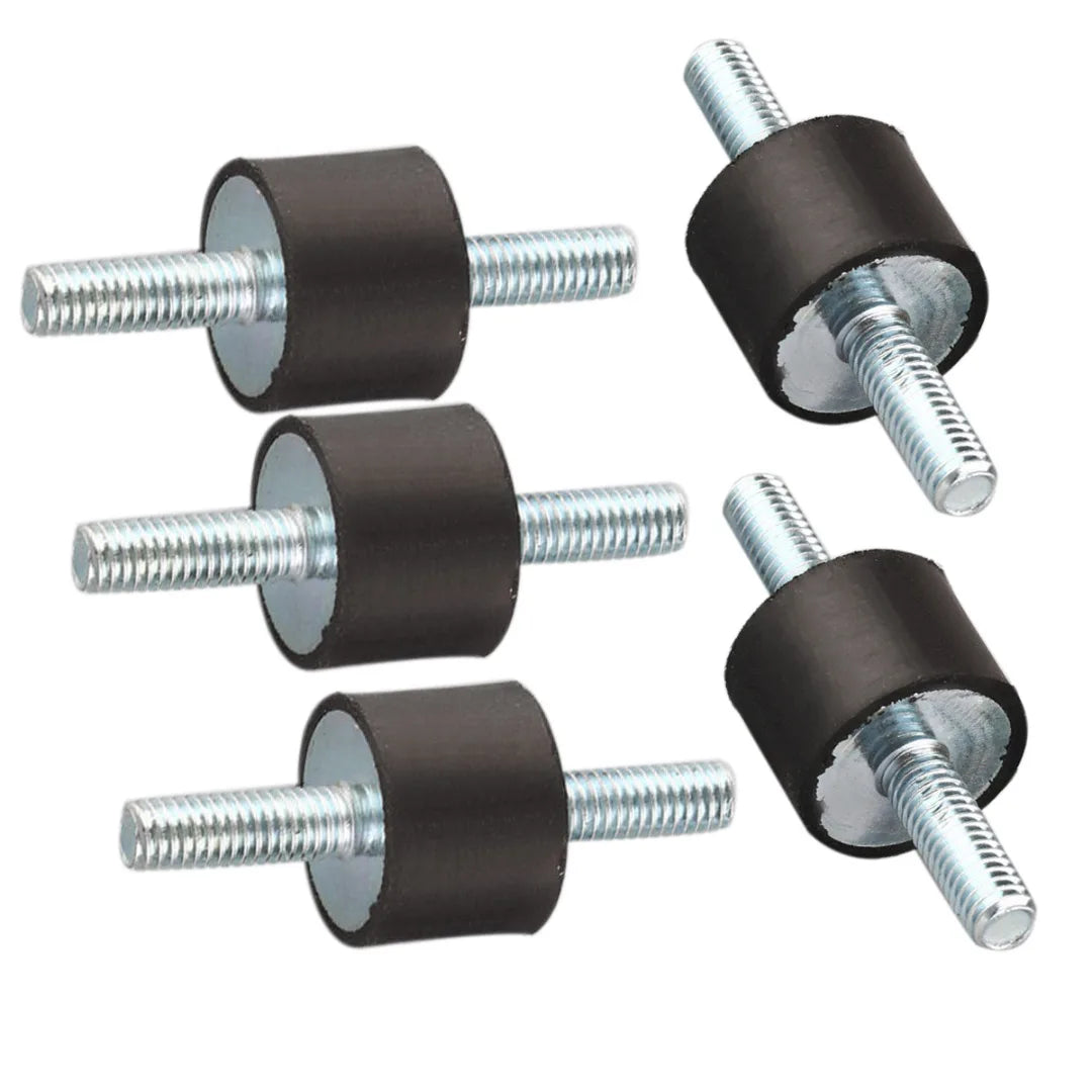 5pcs New 15*20mm M6 Anti Vibration Rubber Mounts Isolators Bobbins Silentblock