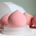 Low MOQ Foundation Powder Puff Latex Free Peach Cosmetic Makeup Sponge