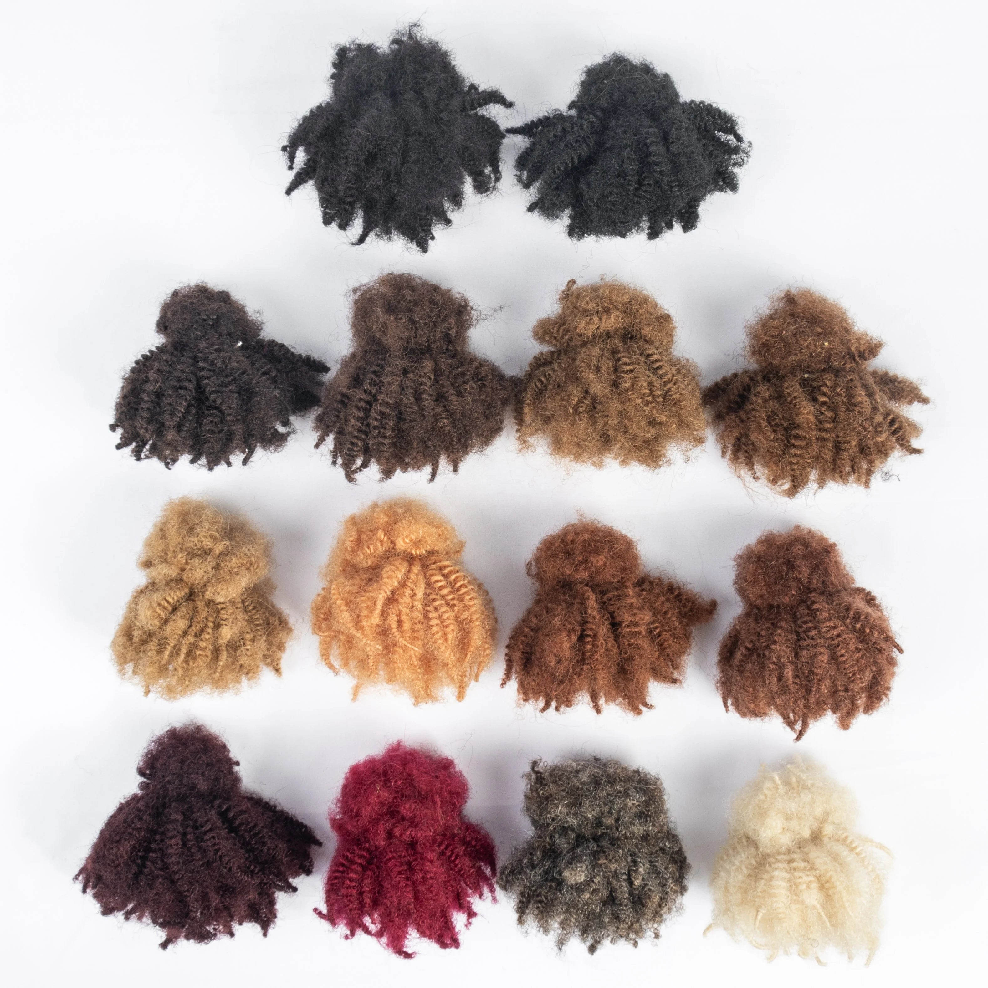 Unprocessed 100% Malaysian Virgin Human Hair Bulk Afro Kinky Human Hair Bulk for Dreadlocks
