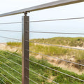 YL METAL Fast Shipping Stainless Cable Railing Design Stair Balustrade Wire Rope Fittings