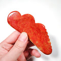 Huiying Popular Souvenir Wing Mookaite jasper Gua Sha Scraping Massage Tool Jagged Guastone