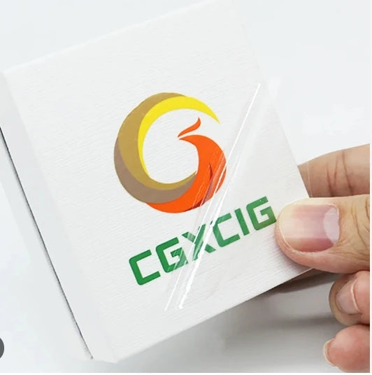 Customized Logo Adhesive Decal Sticker Waterproof UV Transfer Self-Adhesive Clear Vinyl Sticker for Candle Customized Logo
