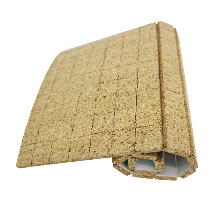 On Rolls 16*16*5+1MM  Glass Transit Low Tack Protection Pads for Glass Shipping Shockproof and Protective Cork Gasket