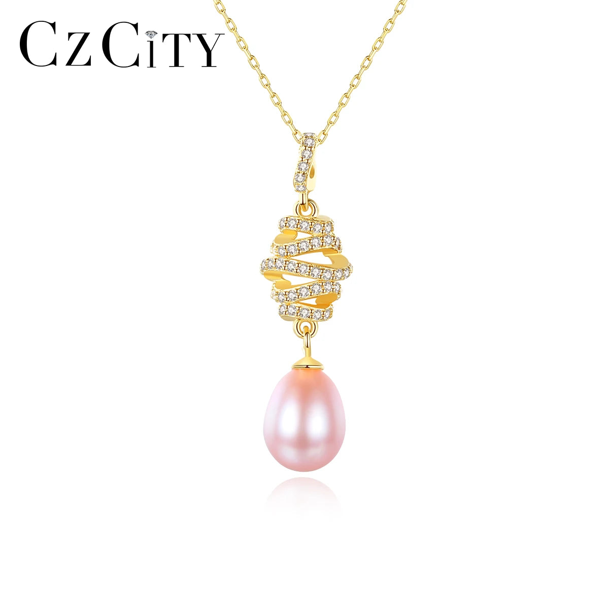 New Design Elegant Silver Jewelry 925 Sterling Pendant Necklace Fashion Custom Real Natural Pearl Necklace Jewelry