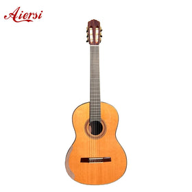 Aiersi Professional Nylon String Smallman Classical Guitar With Cedar Top Rosewood Body Lattice Sound Bracing