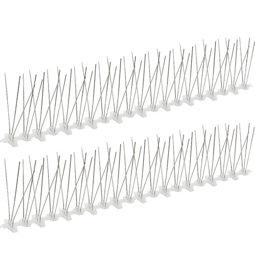 Assembled 50CM PC Base Fence Spikes Pest Pigeon Spike Strips for Fences Fence Repellant Spikes