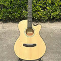 Chinese Best Brand Aiersi 40 Inch OM Acoustic Guitar Spruce Top Mahogany Body Custom logo Cutaway String Musical Instrument