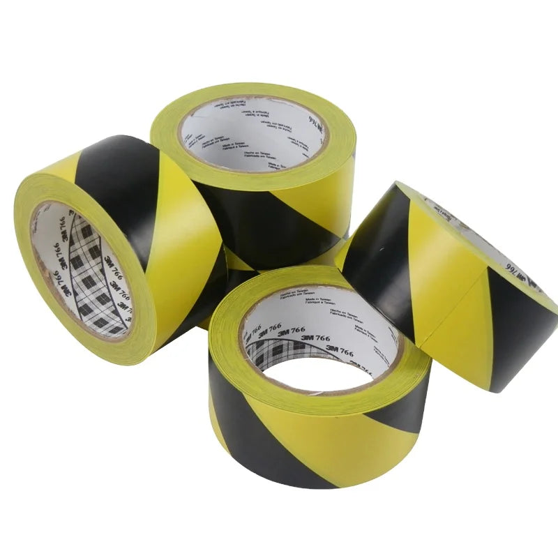 3M Safety Stripe Vinyl Tape 766 Black and Yellow Warning Tape