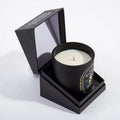 AIKUN Custom Logo Private Label Plant Essential Oil Large Natural Soy Wax Scented Candles With Matte Black Glass Jars With Box