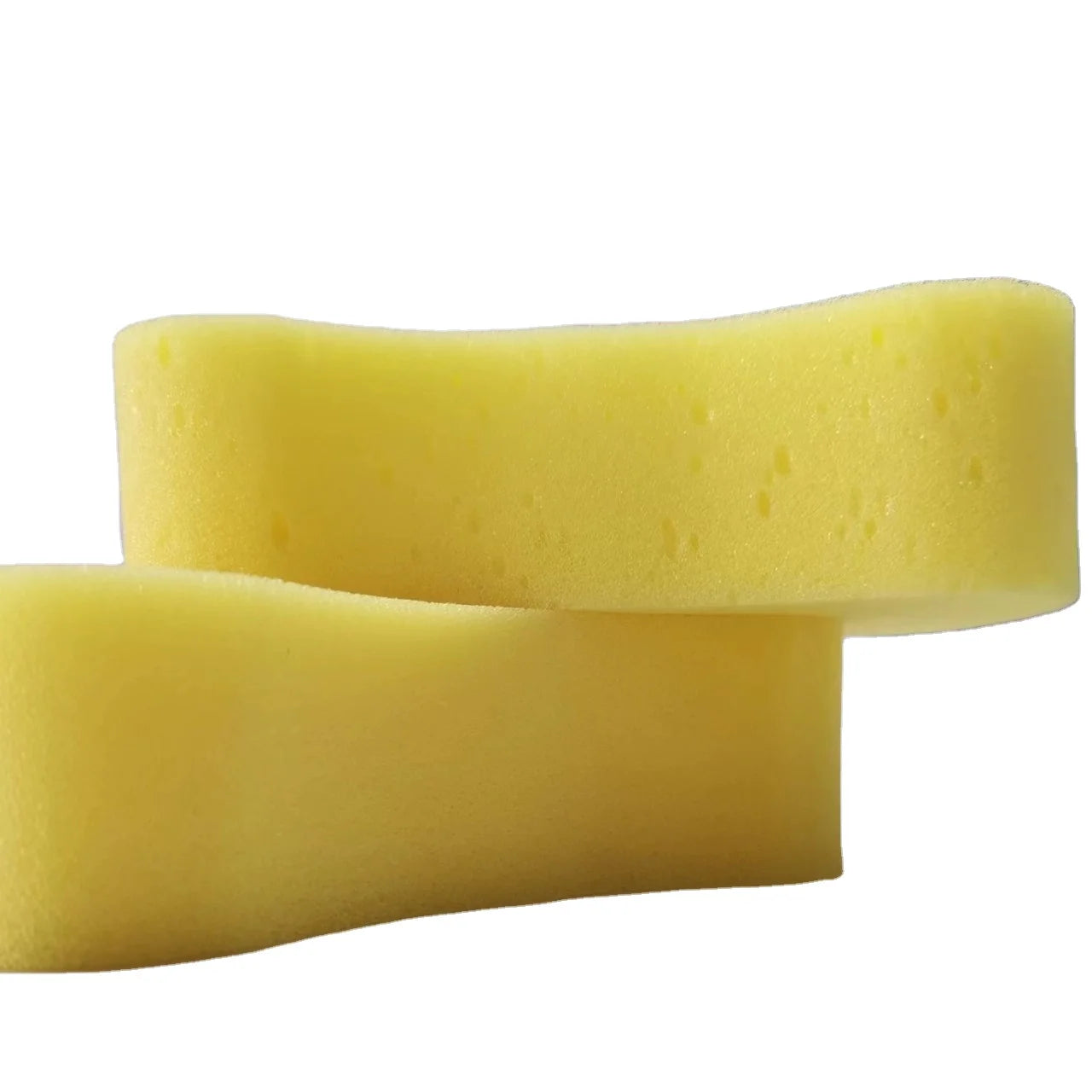 Eco-Friendly Sponge Pure Color Yellow Wash the Car Rich Foam Polyurethane Factory Direct Sale Soft Car Cleaning
