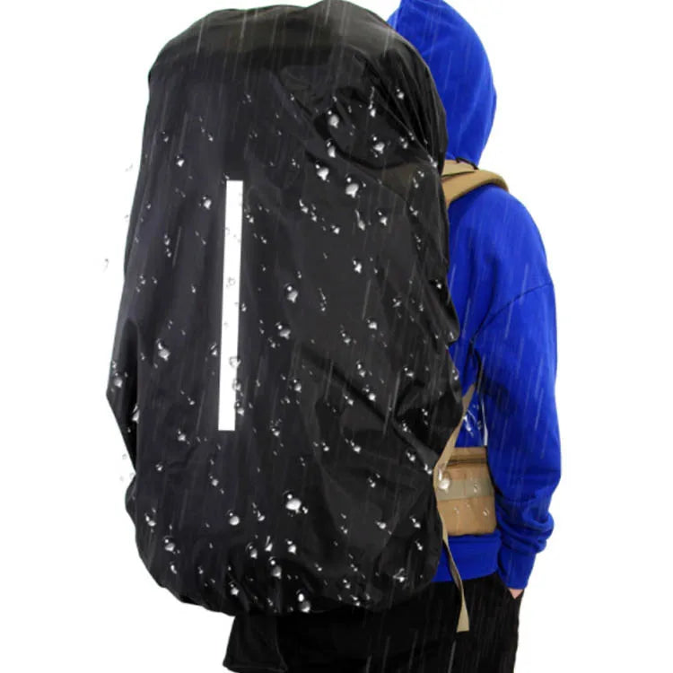 50-75L Wholesale  Large Capacity OEM Custom logo Printing Reflective Waterproof Backpack Cover Protector Bag Rain Cover