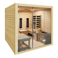 Smartmak Luxury Recliner Style High Tech Health Infrared Sauna 2 Person Full Spectrum