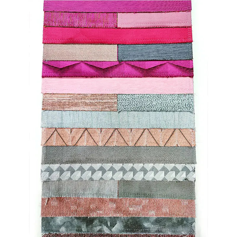 M&Y Luxury 100% Polyester Jacquard Home Textile Fabrics MYG1815-09 Blackout Window Curtains & Cushions 280Cm Dyed Pattern