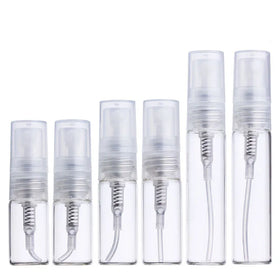 2Ml 3ml 5ml 10ml Empty Perfume Glass Mist Spray Bottle Essence Oil Bottle With Atomizer Fine Mist Spray Pump