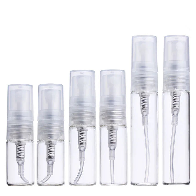 2Ml 3ml 5ml 10ml Empty Perfume Glass Mist Spray Bottle Essence Oil Bottle With Atomizer Fine Mist Spray Pump