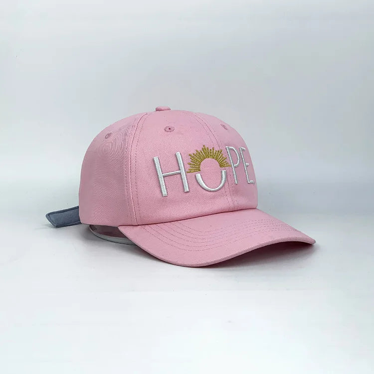 Custom Logo Hand Embroidery Oxford Dobby Dad Hats Unstructured Cap with Fruit Pattern 100% Cotton