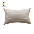 Innermor Direct Factory Sale Soft Polyester Linen & Natural Luxury Cushion Cover with Striped Pattern for Home & Hotel Use