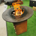 Top Sell Corten Steel Fire Pit Barbecue Grill Bbq