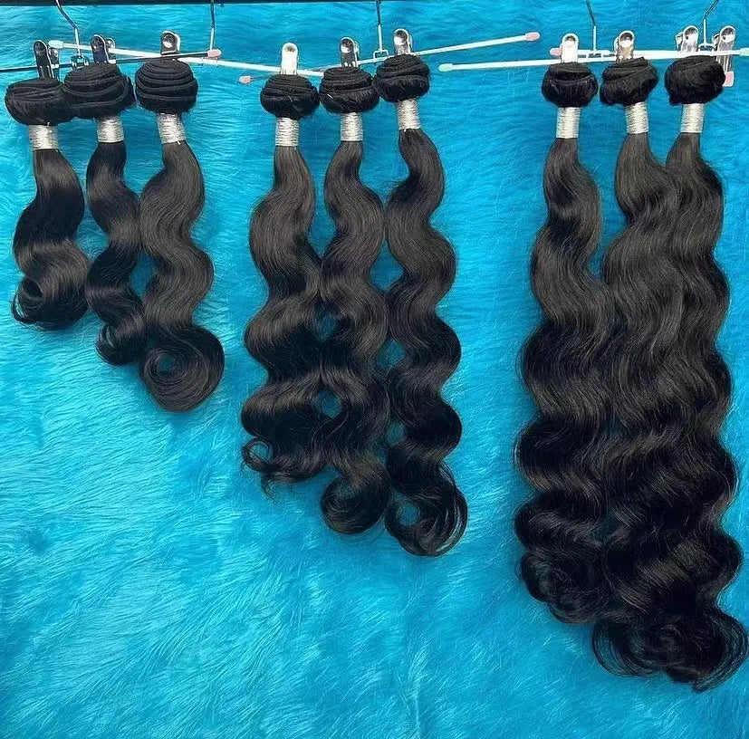 100% Natural Cuticle Aligned Wholesale Virgin Raw Indian HairBrazilian Hair BundlesCuticle Aligned Indian Virgin Hair Vendors