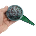 5 in 1 Dark Green Adjustable Size Seeder Dia Dispenser Sower Seeder Plastic Disseminator Farm Garden Plant Supplies Tool