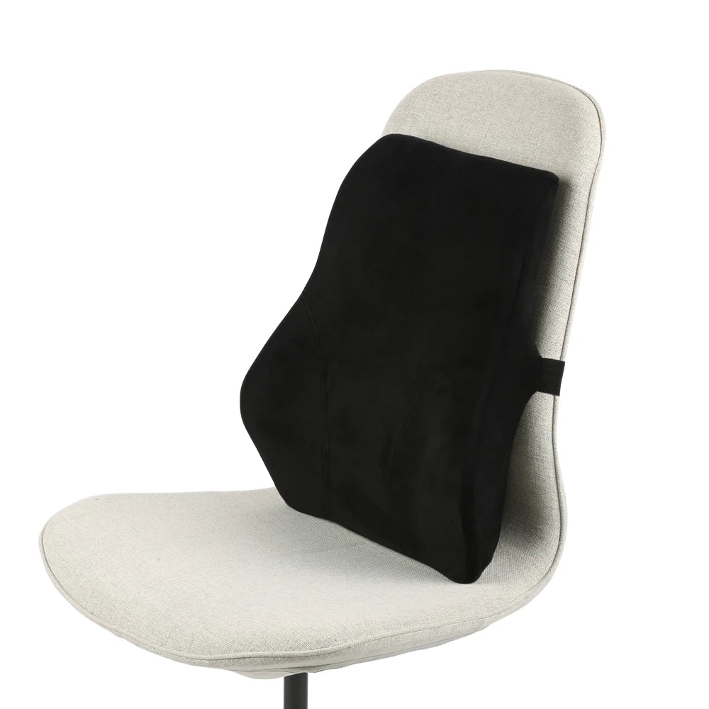 Factory OEM Car Office Memory Foam Lower Back Pain Relief Lumbar Back Support Waist Cushion