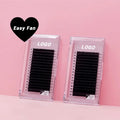 Russian Volume Fans Eyelash Extensions Eyelash Supplier Private Label 12 Rows Faux Mink Russian Vendor Mega Wimpern Extension
