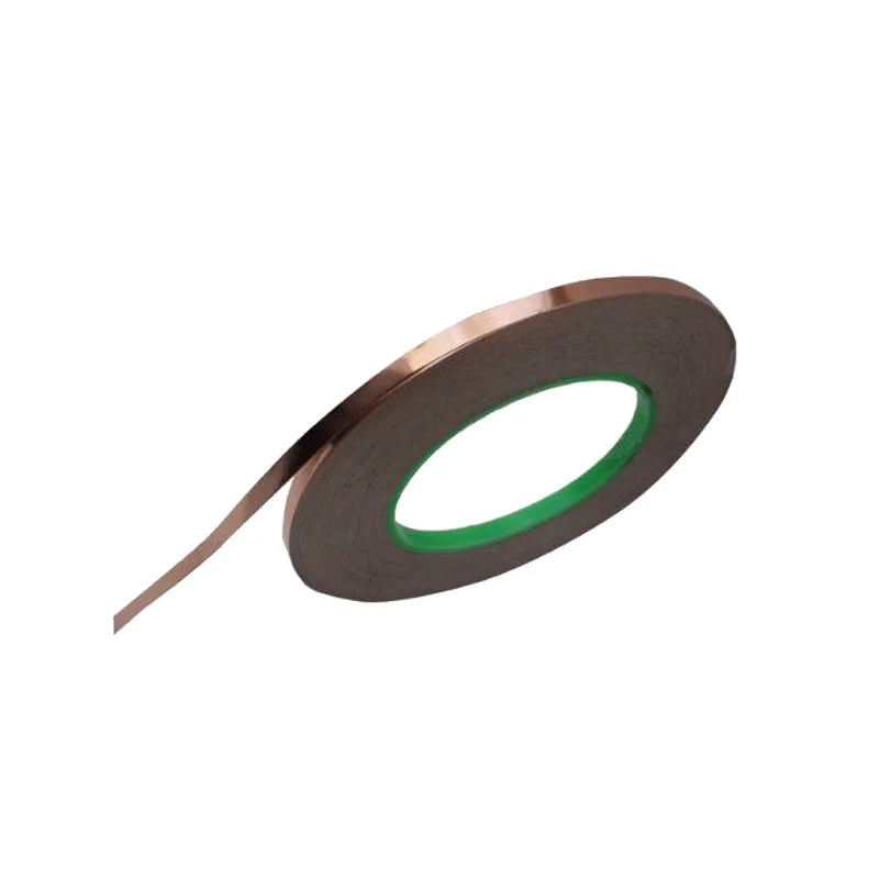 Low Price 7/32 Waterproof Heat Resistant Single Sided Pressure Sensitive Conductive Acrylic Copper Foil Tape Stained Glass