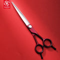 Angrui AR-70HAZ HUASIS 7 Inch Stainless Steel 440C Convex Blade Adjustable Screw Titanium Red Paint Pet Grooming Scissors