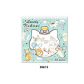 Nekoni Stickers Flakes Pack Animal Cat Sticker Kawaii Decal Decorative Illustration Decals Adhesive Decals for Paper Stickers
