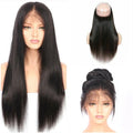 Vendor's 360 Lace Frontal Human Hair Wigs Transparent HD Pre-Plucked Full Lace Wig Black Women Straight Style Virgin Hair Grade