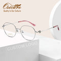 Wholesale Bulk Eyewear Custom Men Lunette Women Eye Wear Glasses Spectacle Pure Titanium Prescription Eyeglasses Optical Frames