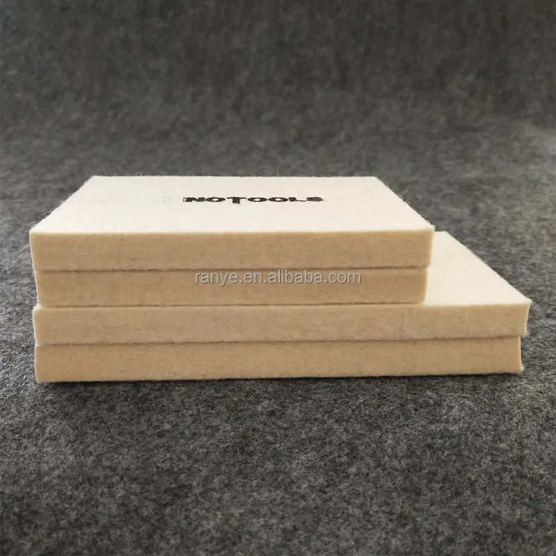 Wool Felt Squeege 3*6inch 100% Woll Automotive Vinyl Wrapping Tool 10mm Thickness