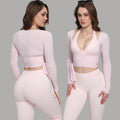Yoga Cover-Up for Women Nylon Spandex Brushed Fabric Lightweight Sports Fitness High Elasticity Versatile Jacket Athletic Wear