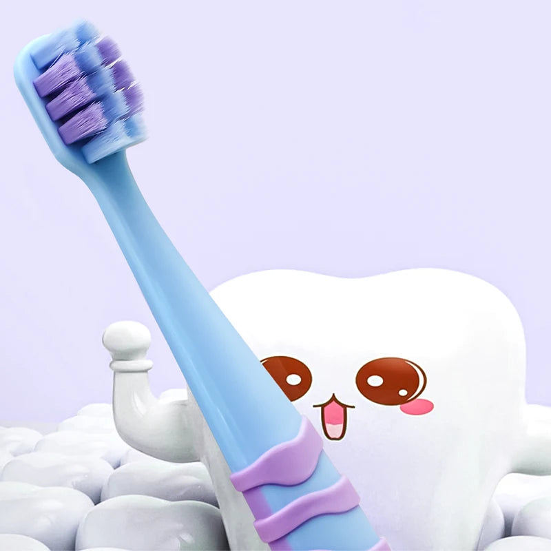 OEM/ODM Children  Soft Bristled Toothbrush 10000 Toothbrush Cartoon Toothbrush with Children  Toothpaste Toothpaste Box
