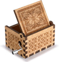 Tailai Happy Momther's Day Laser Engraved Vintage Wooden Sunshine Musical Box Gifts for Birthday Christmas Valentine's Day