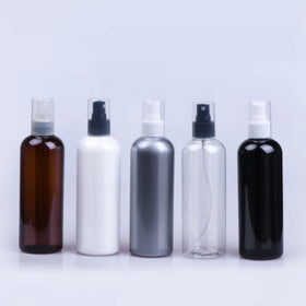 In Stock Black White Clear PET 300ml Empty Mist Sprayer Large Plastic Spray Bottles Bulk