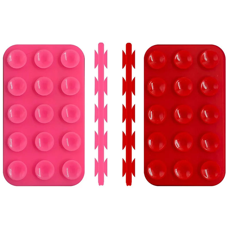 Vacuum Sucker Phone Holder Mount Double Sided Silicone Suction Pad for Mobile Phone