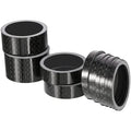 MTB Road Bike Carbon Fiber 1-1/8\" 28.6mm Stem Headset & Front Fork Adjustment Spacer Bicycle Parts