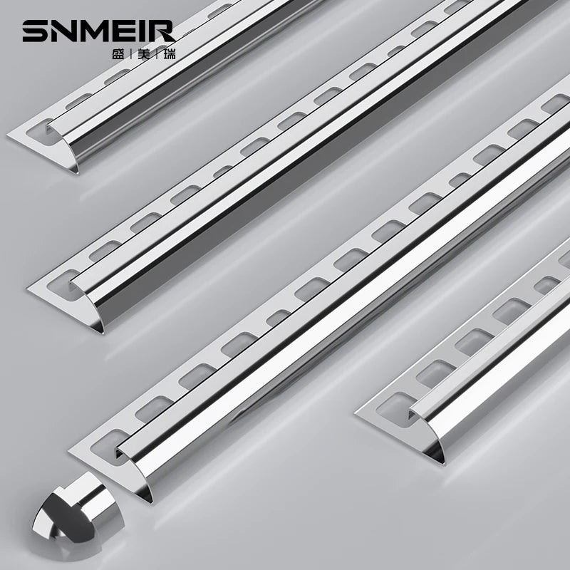 Stainless Steel Tile Trim Wall Corner 6mm Stainless Steel L Shape Trim Gold Ss Edge Trim