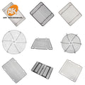AK Wholesale Bakeware Pizza Barbecue Grill Europe Baking Bakery Cooling Rack Stainless Steel Wire Mesh Oven Bread Bakery Rack