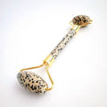 2026 Anti Aging Facial Natural gua sha genuine Dalmation jasper facial roller