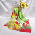 Direct Selling 100% Mulberry Silk Neckerchief With Printing for Wear Custom Print Animal