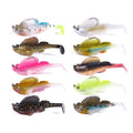 Hengjia Wholesale New Lead Head Silicone Shad Fishing Soft Lure Artificial Bait 7cm 14g