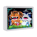 Creative Crazy Cat Anime Led Night Light 3D Paper Fashion Crafts Creative Crafts Paper Cut Sheets Shadow Play Box