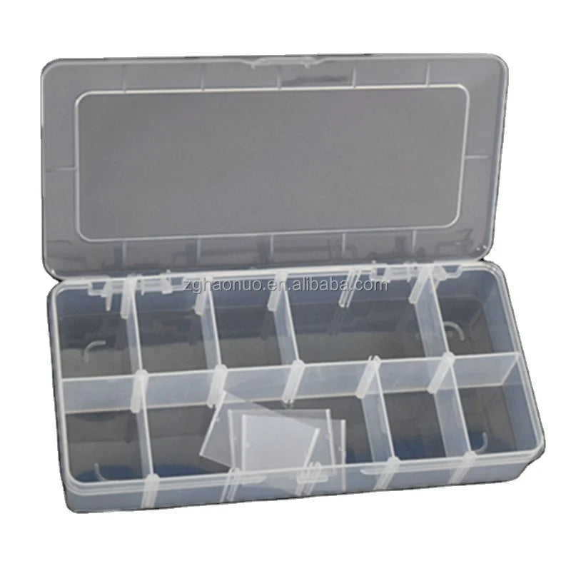 12 Grids Movable Large Capacity Practical Household Plastic Transparent Storage Box Storage Boxes